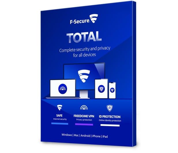 F-Secure Total security | 1año - 1 usuario